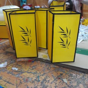 Alternative view of ĐÈN LỒNG VẢI PHI KHUNG SẮT