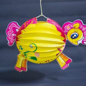 Alternative view of Đèn lồng giấy xếp hình trụ